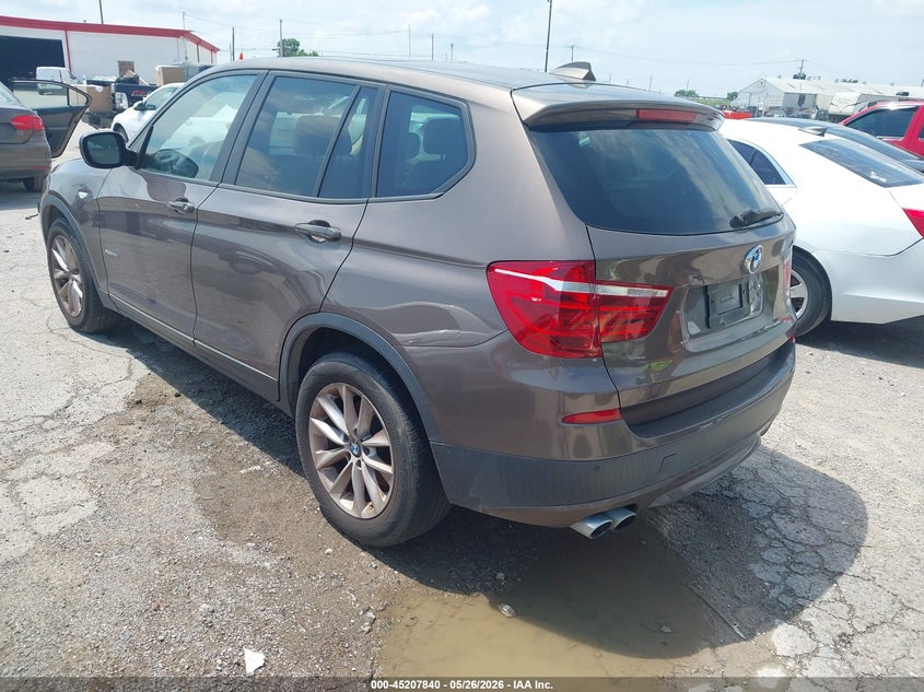 2014 BMW X3 VIN 5UXWX9C57E0D13461 IAAI salvage auction — NORMAL WEAR, Clear (Texas), sold $1,325 on 2026-07-06 (photo 3)