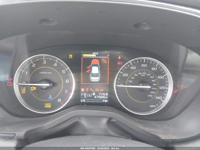2023 Subaru Xv VIN JF2GTHSC5PH294164 IAAI salvage auction — SIDE, Salvage (Indiana), sold $25 on 2026-07-28 (photo 7)