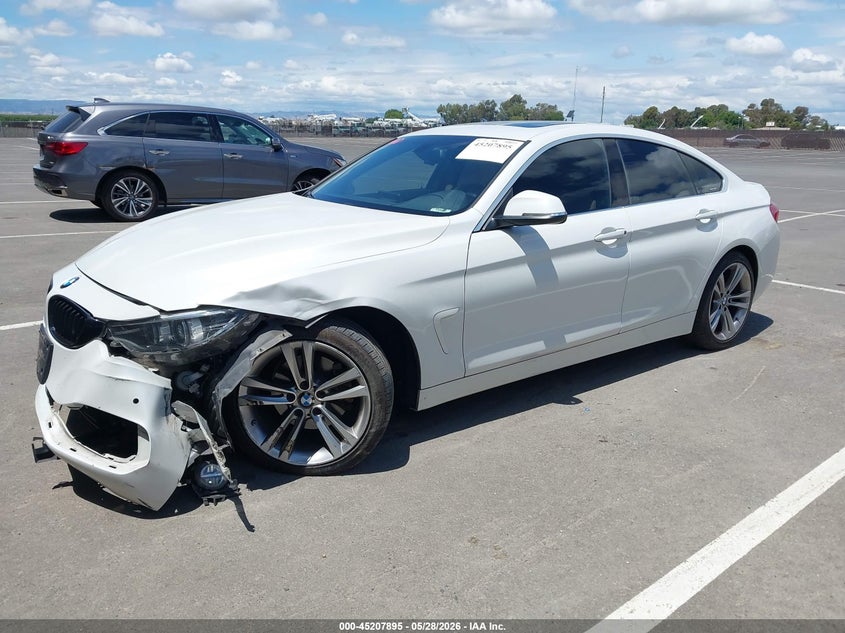 2018 BMW 4er VIN WBA4J1C51JBG77429 IAAI salvage auction — LEFT FRONT, Salvage Title, sold $2,250 on 2026-07-28 (photo 2)