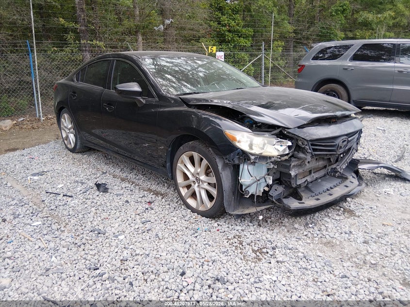 2014 Mazda 6 VIN JM1GJ1V68E1119480 IAAI salvage auction — FRONT END, Salvage Title, sold $675 on 2026-07-28 (photo 1)
