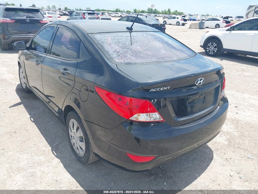 2014 Hyundai Accent VIN KMHCU4AE8EU618410 IAAI salvage auction — RIGHT SIDE, Original (Texas), sold $800 on 2026-07-29 (photo 3)
