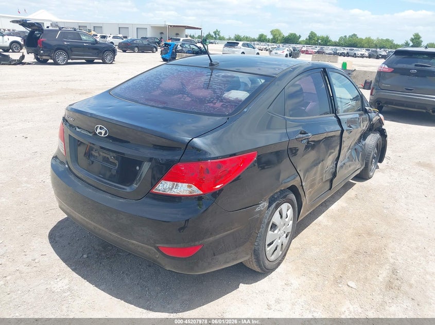 2014 Hyundai Accent VIN KMHCU4AE8EU618410 IAAI salvage auction — RIGHT SIDE, Original (Texas), sold $800 on 2026-07-29 (photo 4)