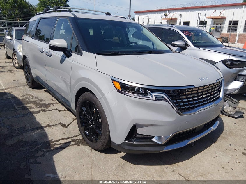 2023 Kia Carnival VIN KNDNE5H38P6288649 IAAI salvage auction — FRONT END, Salvage Title, sold $8,700 on 2026-07-29 (photo 1)