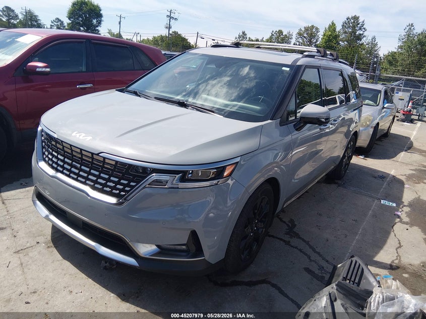 2023 Kia Carnival VIN KNDNE5H38P6288649 IAAI salvage auction — FRONT END, Salvage Title, sold $8,700 on 2026-07-29 (photo 2)