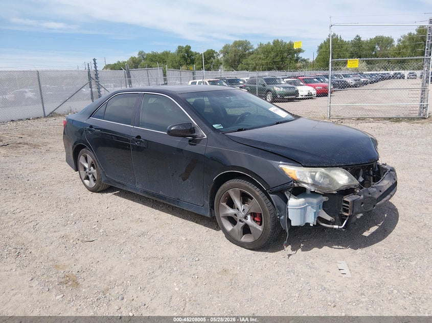 2014 Toyota Camry VIN 4T1BF1FKXEU812620 IAAI salvage auction — FRONT END, Salvage Title, sold $1,450 on 2026-07-22 (photo 1)