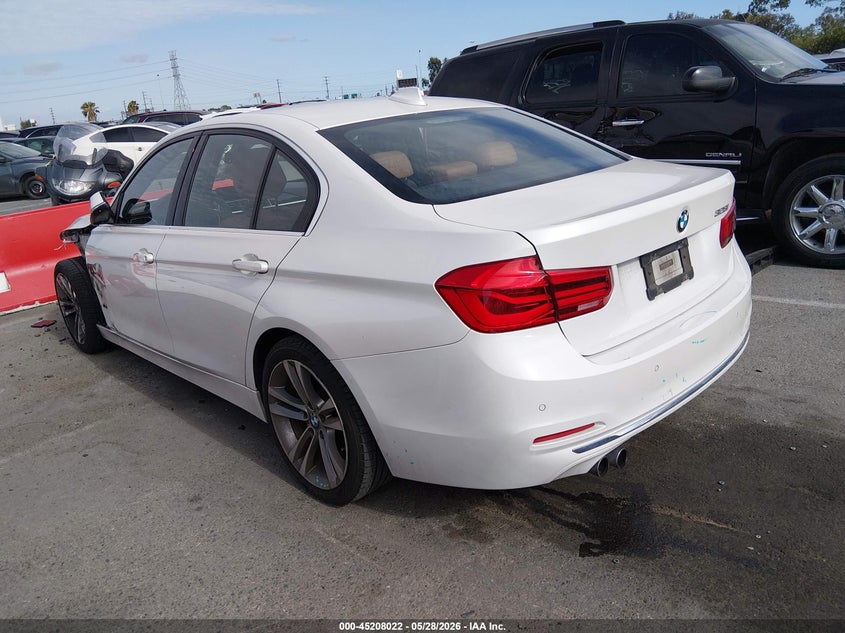 2016 BMW 3er VIN WBA8E9C52GK646989 IAAI salvage auction — FRONT END, Salvage Title, sold $2,600 on 2026-07-12 (photo 3)