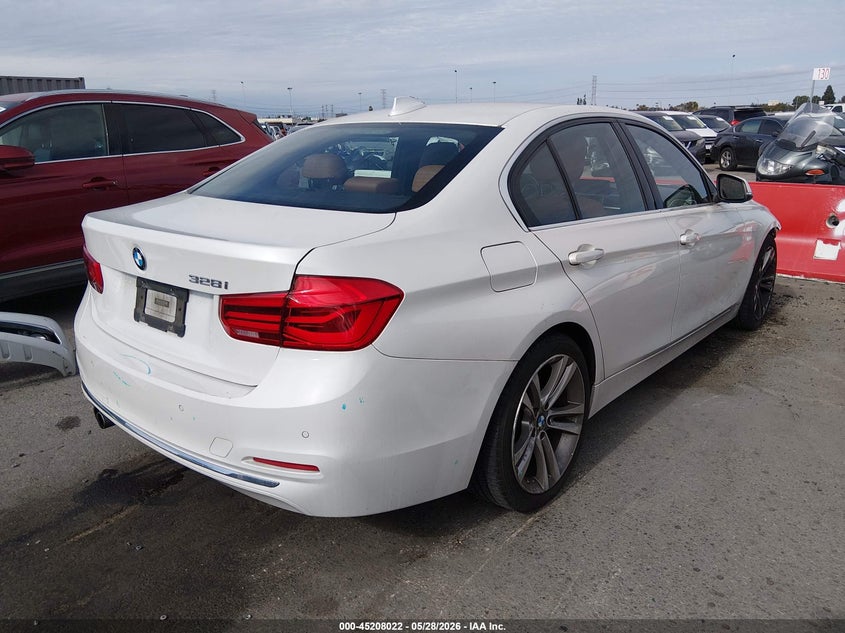 2016 BMW 3er VIN WBA8E9C52GK646989 IAAI salvage auction — FRONT END, Salvage Title, sold $2,600 on 2026-07-12 (photo 4)