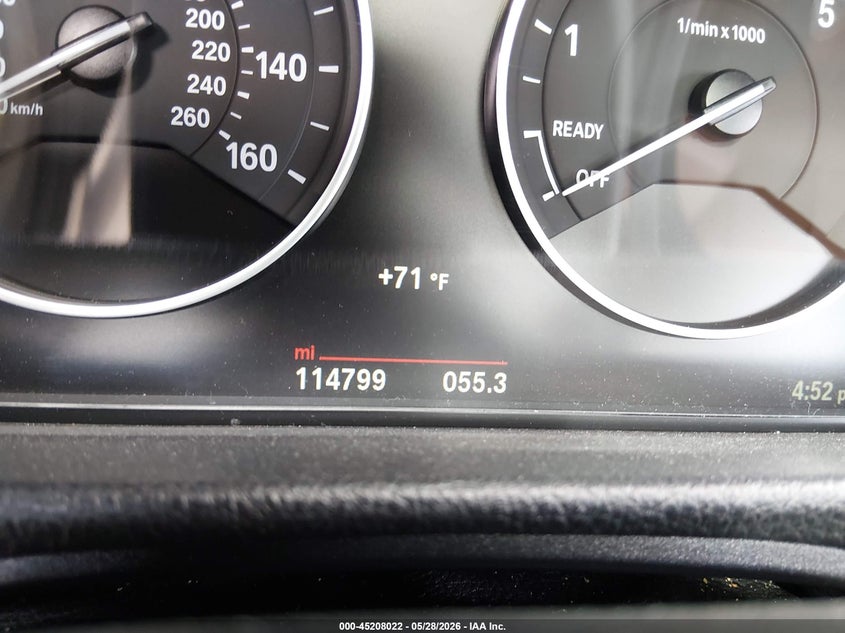 2016 BMW 3er VIN WBA8E9C52GK646989 IAAI salvage auction — FRONT END, Salvage Title, sold $2,600 on 2026-07-12 (photo 7)