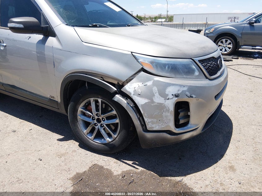 2015 Kia Sorento VIN 5XYKTDA78FG649874 IAAI salvage auction — RIGHT FRONT, Salvage (New Mexico), sold $1,500 on 2026-07-06 (photo 6)