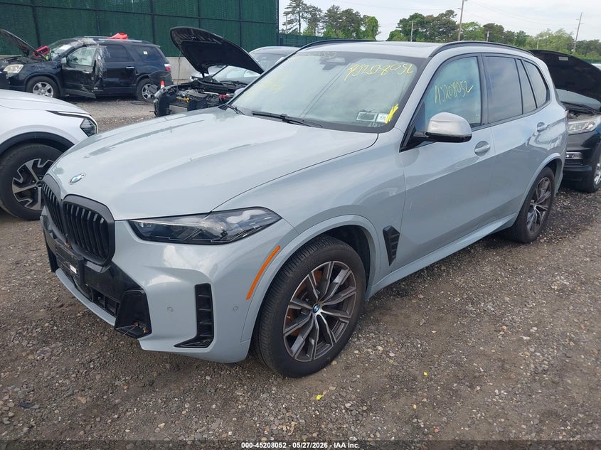 2025 BMW X5 VIN 5UX23EU00S9Y30448 IAAI salvage auction — WATER/FLOOD, Mv-907A (New York), sold $32,750 on 2026-07-13 (photo 2)