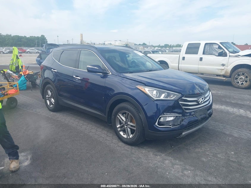 2018 Hyundai Santa fe VIN 5XYZUDLB3JG560980 IAAI salvage auction — FRONT END, Salvage (Illinois), sold $3,700 on 2026-07-28 (photo 1)
