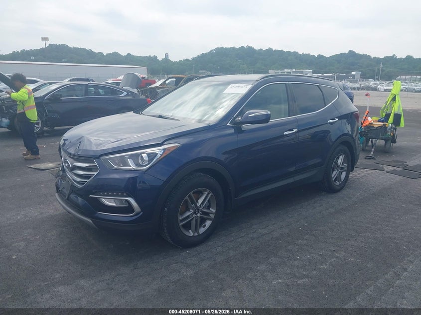 2018 Hyundai Santa fe VIN 5XYZUDLB3JG560980 IAAI salvage auction — FRONT END, Salvage (Illinois), sold $3,700 on 2026-07-28 (photo 2)