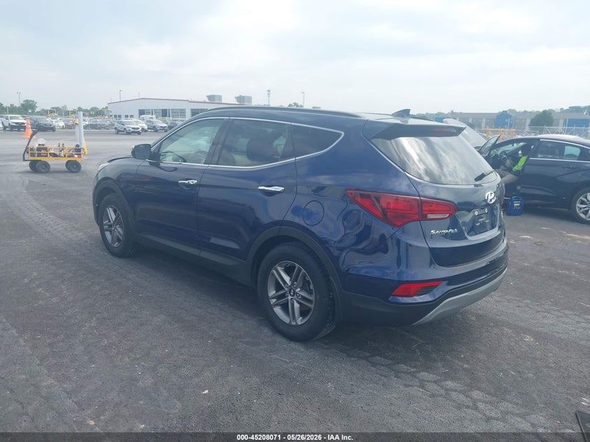 2018 Hyundai Santa fe VIN 5XYZUDLB3JG560980 IAAI salvage auction — FRONT END, Salvage (Illinois), sold $3,700 on 2026-07-28 (photo 3)