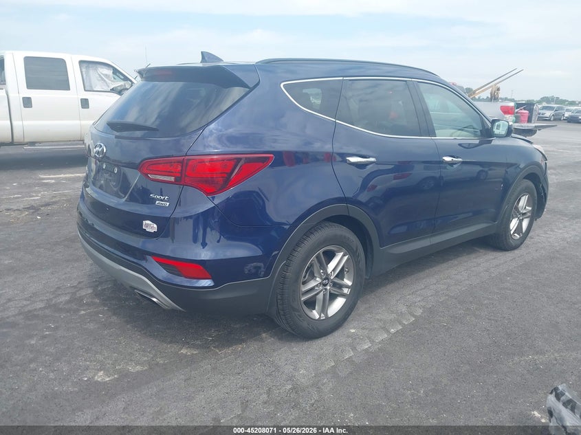 2018 Hyundai Santa fe VIN 5XYZUDLB3JG560980 IAAI salvage auction — FRONT END, Salvage (Illinois), sold $3,700 on 2026-07-28 (photo 4)