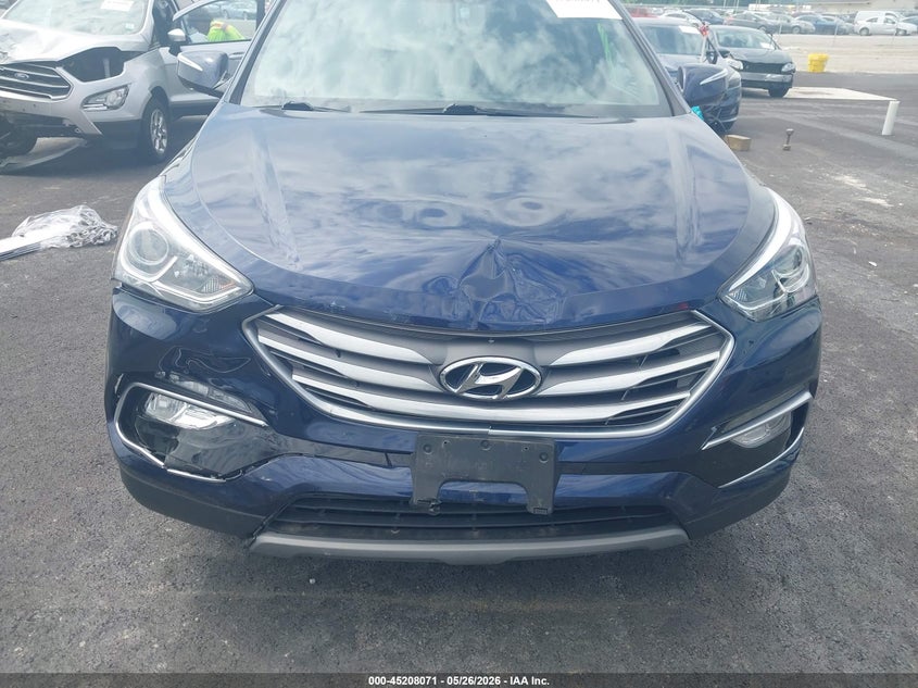 2018 Hyundai Santa fe VIN 5XYZUDLB3JG560980 IAAI salvage auction — FRONT END, Salvage (Illinois), sold $3,700 on 2026-07-28 (photo 6)