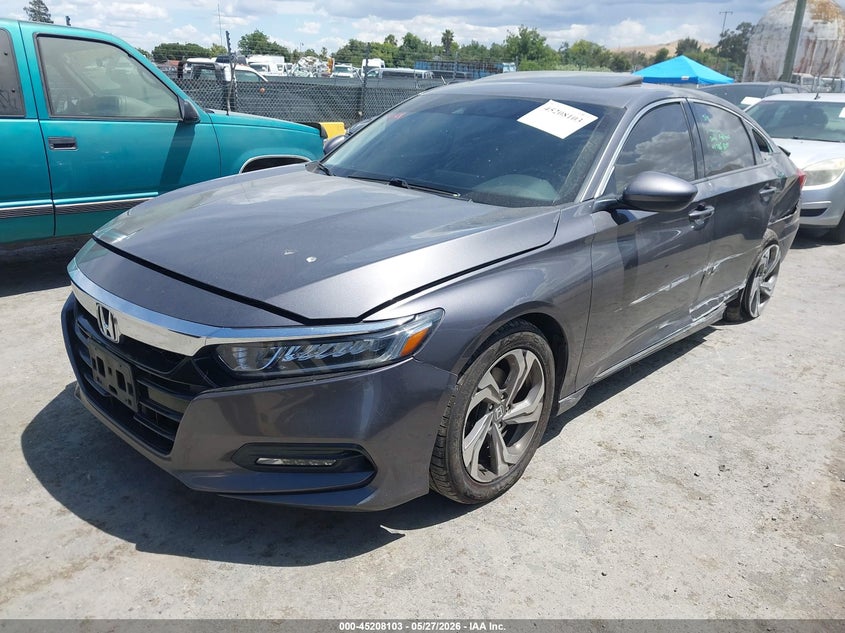 2018 Honda Accord VIN 1HGCV1F43JA153404 IAAI salvage auction — LEFT REAR, Salvage Title, sold $4,500 on 2026-07-09 (photo 2)