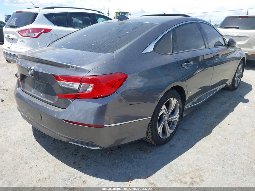 2018 Honda Accord VIN 1HGCV1F43JA153404 IAAI salvage auction — LEFT REAR, Salvage Title, sold $4,500 on 2026-07-09 (photo 4)