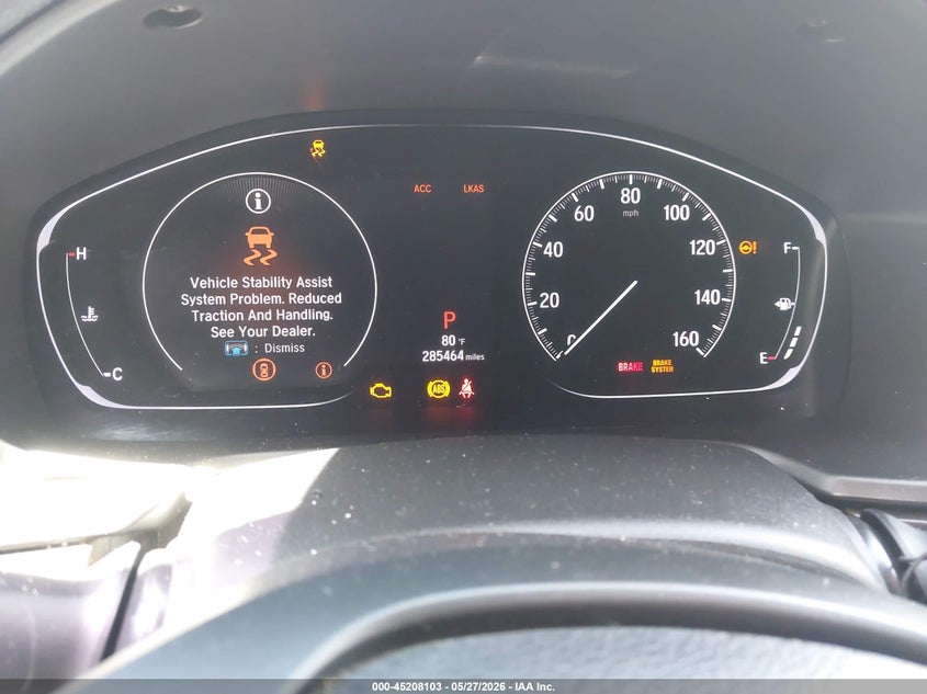 2018 Honda Accord VIN 1HGCV1F43JA153404 IAAI salvage auction — LEFT REAR, Salvage Title, sold $4,500 on 2026-07-09 (photo 7)