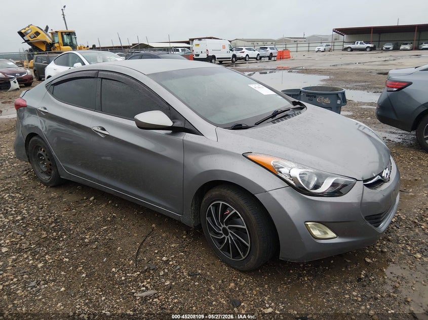 2012 Hyundai Elantra VIN KMHDH4AE4CU299481 IAAI salvage auction — REAR END, Original (Texas), sold $450 on 2026-07-28 (photo 1)