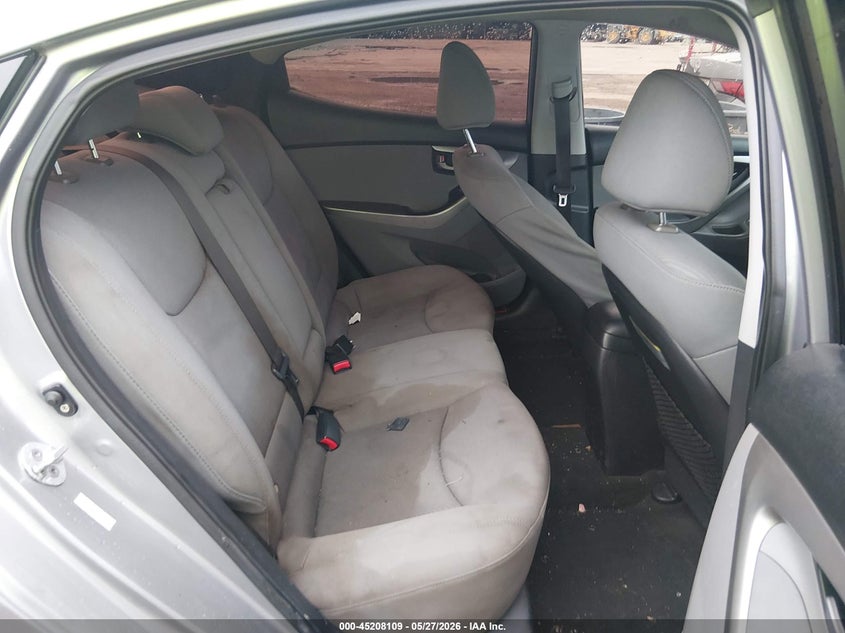 2012 Hyundai Elantra VIN KMHDH4AE4CU299481 IAAI salvage auction — REAR END, Original (Texas), sold $450 on 2026-07-28 (photo 8)