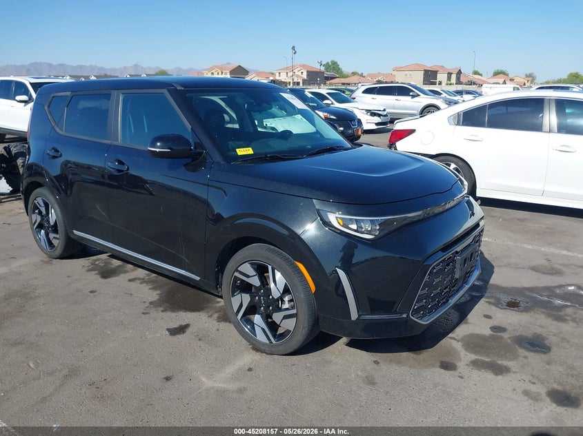 2023 Kia Soul VIN KNDJ53AU0P7860295 IAAI salvage auction — SIDE, Salvage (California), sold $6,300 on 2026-07-28 (photo 1)