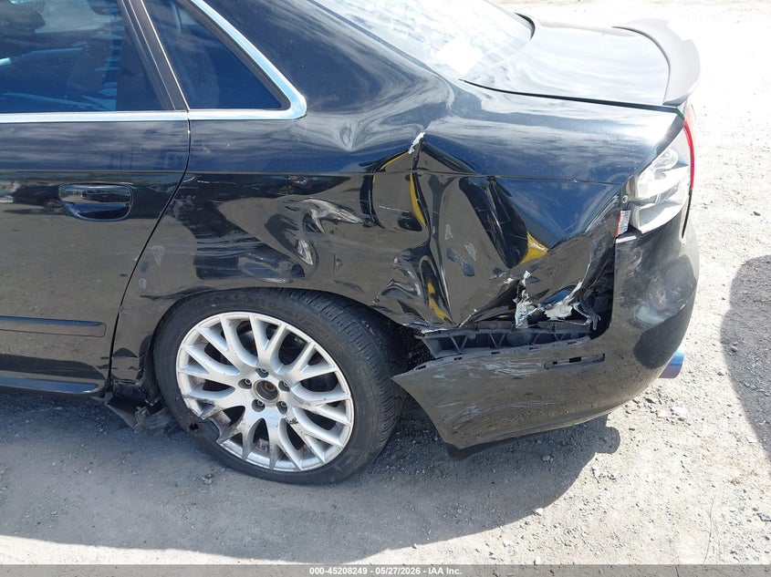 2008 Audi A4 VIN WAUDF78E58A139777 IAAI salvage auction — REAR END, Salvage (California), sold $375 on 2026-07-06 (photo 6)