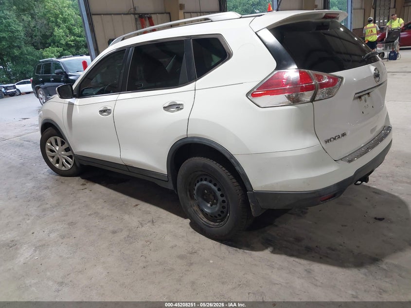 2016 Nissan Rogue VIN KNMAT2MT7GP709893 IAAI salvage auction — RIGHT FRONT, Salvage (North Carolina), sold $650 on 2026-07-09 (photo 3)
