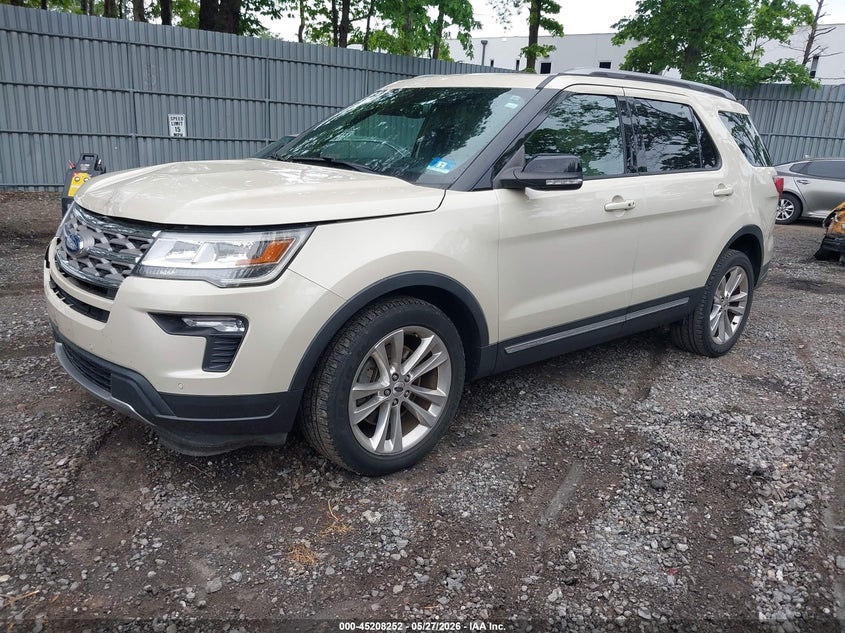 2018 Ford Explorer VIN 1FM5K8D80JGA95114 IAAI salvage auction — FRONT & REAR, Salvage (New Jersey), sold $3,200 on 2026-08-01 (photo 2)