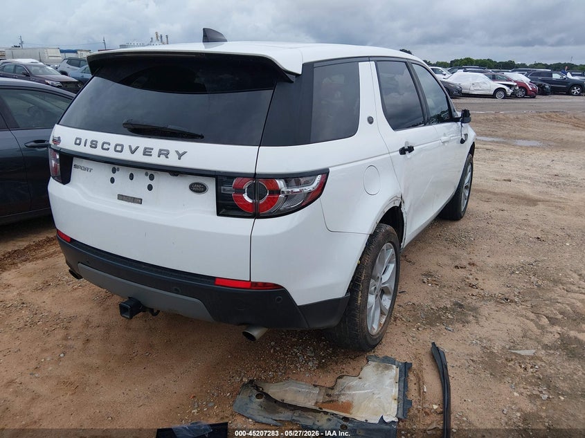 2017 Land rover Discovery sport VIN SALCP2BG8HH689287 IAAI salvage auction — FRONT END, Salvage (Alabama), sold $2,550 on 2026-08-25 (photo 4)