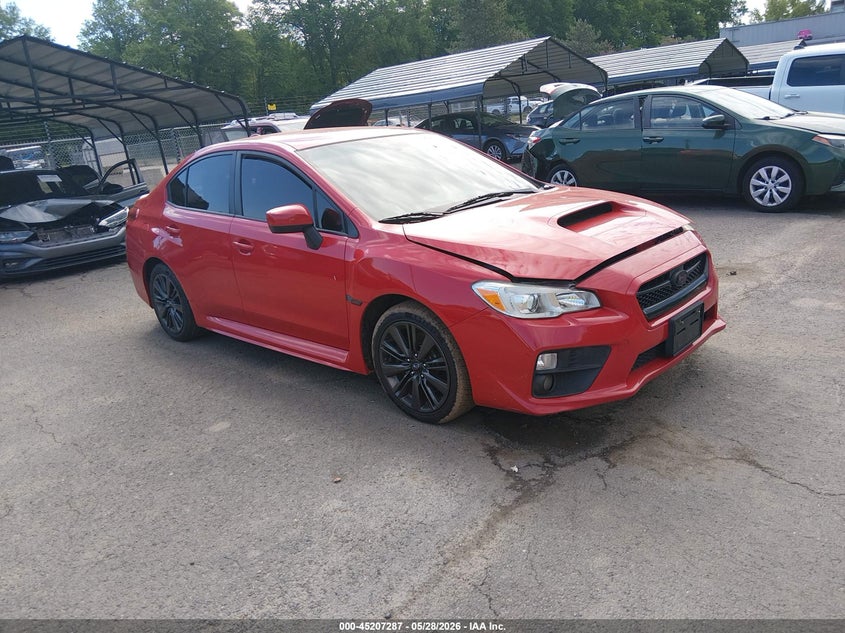 2016 Subaru Wrx VIN JF1VA1B64G9820569 IAAI salvage auction — ENGINE DAMAGE, Salvage Title, sold $2,700 on 2026-07-09 (photo 1)