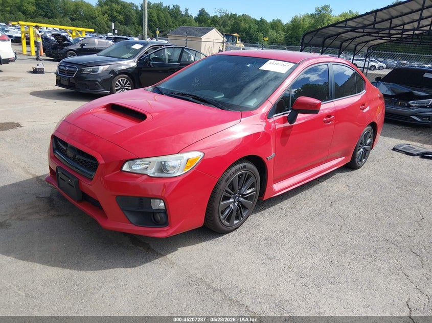 2016 Subaru Wrx VIN JF1VA1B64G9820569 IAAI salvage auction — ENGINE DAMAGE, Salvage Title, sold $2,700 on 2026-07-09 (photo 2)