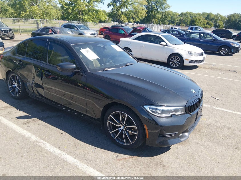 2021 BMW 3er VIN 3MW5R7J03M8B88461 — IAAI salvage auction photo