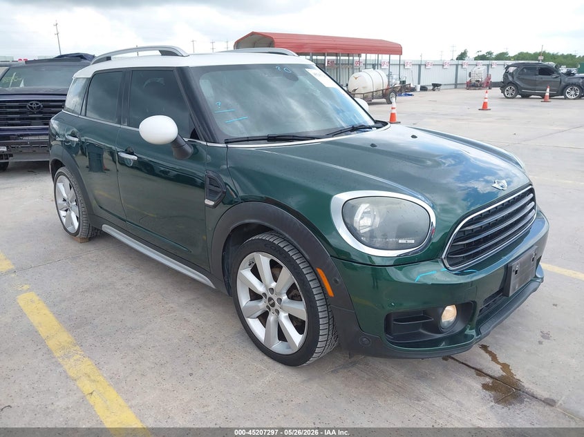 2018 Mini Countryman VIN WMZYS7C33J3E08636 IAAI salvage auction — LEFT SIDE, Salvage Title, sold $3,950 on 2026-07-27 (photo 1)