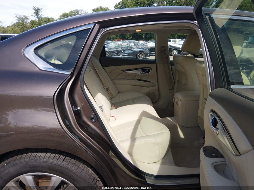 2015 Infiniti Q70 VIN JN1BY1AP6FM541108 IAAI salvage auction — LEFT REAR, Salvage (Kansas), sold $525 on 2026-07-29 (photo 8)