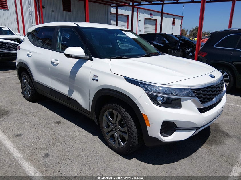2021 Kia Seltos VIN KNDEPCAA3M7233149 IAAI salvage auction — REAR END, Salvage Title, sold $4,950 on 2026-07-16 (photo 1)