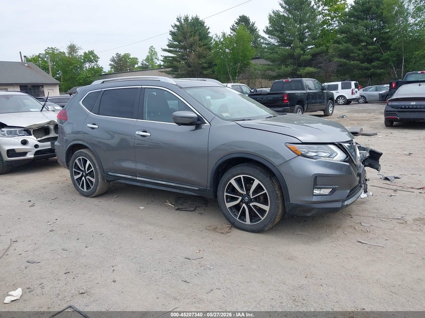 2018 Nissan Rogue VIN JN8AT2MV3JW309459 IAAI salvage auction — FRONT END, Salvage (Massachusetts), sold $4,700 on 2026-07-15 (photo 1)