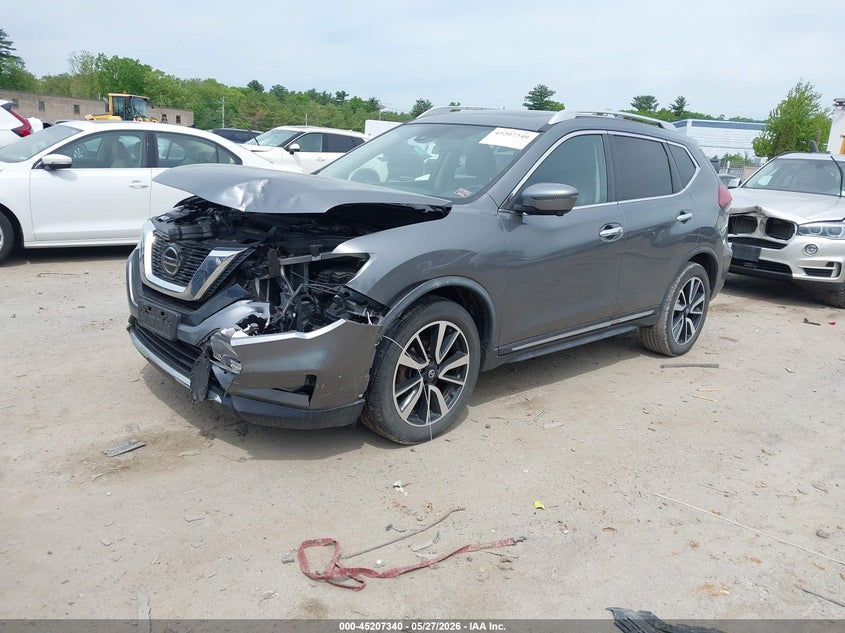 2018 Nissan Rogue VIN JN8AT2MV3JW309459 IAAI salvage auction — FRONT END, Salvage (Massachusetts), sold $4,700 on 2026-07-15 (photo 2)