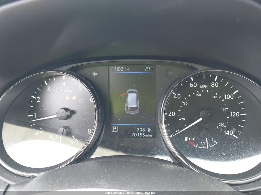 2018 Nissan Rogue VIN JN8AT2MV3JW309459 IAAI salvage auction — FRONT END, Salvage (Massachusetts), sold $4,700 on 2026-07-15 (photo 7)