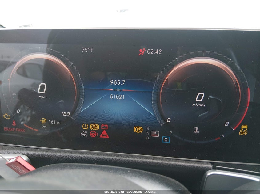 2021 Mercedes-benz Glb VIN W1N4M4GB4MW109660 IAAI salvage auction — FRONT END, Salvage (Ohio), sold $7,700 on 2026-07-09 (photo 7)