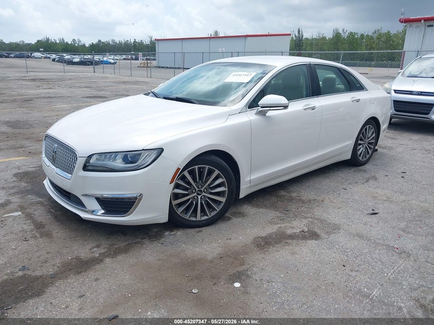 2018 Lincoln Mkz VIN 3LN6L5C91JR608535 IAAI salvage auction — RIGHT REAR, Clear (Florida), sold $10,000 on 2026-07-13 (photo 2)