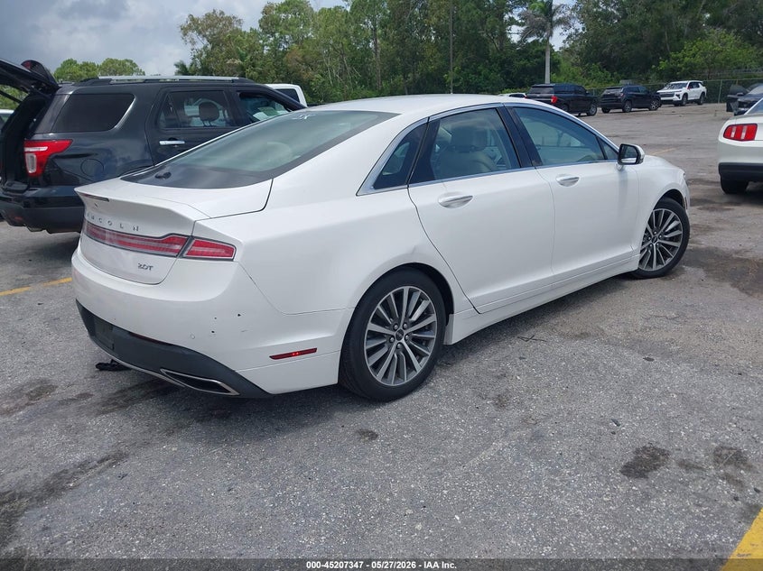 2018 Lincoln Mkz VIN 3LN6L5C91JR608535 IAAI salvage auction — RIGHT REAR, Clear (Florida), sold $10,000 on 2026-07-13 (photo 4)