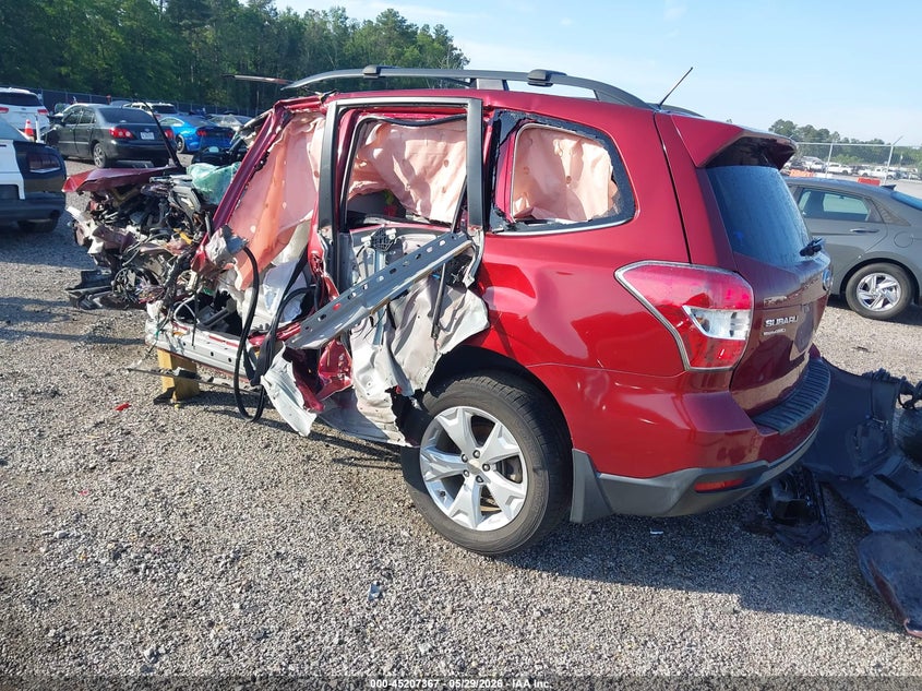 2014 Subaru Forester VIN JF2SJAHC4EH418078 IAAI salvage auction — ROLLOVER, Salvage Title, sold $25 on 2026-07-08 (photo 3)