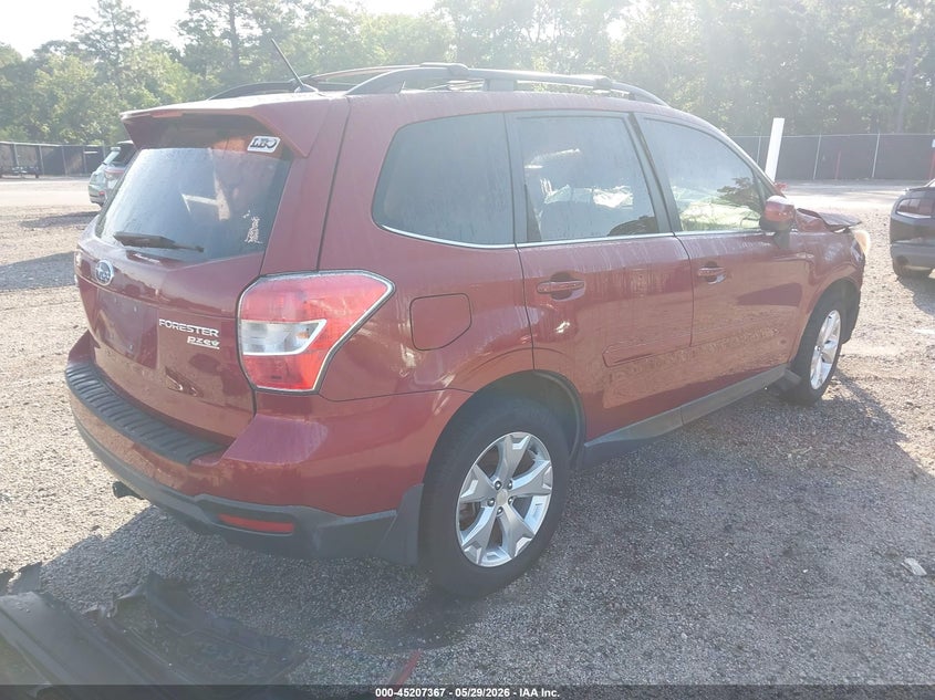 2014 Subaru Forester VIN JF2SJAHC4EH418078 IAAI salvage auction — ROLLOVER, Salvage Title, sold $25 on 2026-07-08 (photo 4)