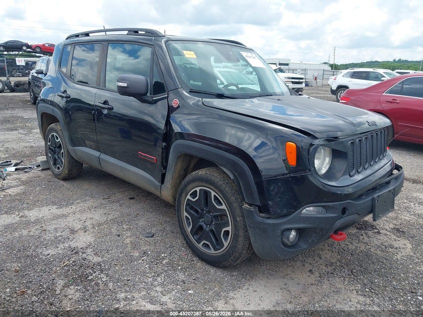 2016 Jeep Renegade VIN ZACCJBCT4GPD57231 IAAI salvage auction — UNKNOWN, Clear (Oklahoma), sold $1,400 on 2026-08-01 (photo 1)