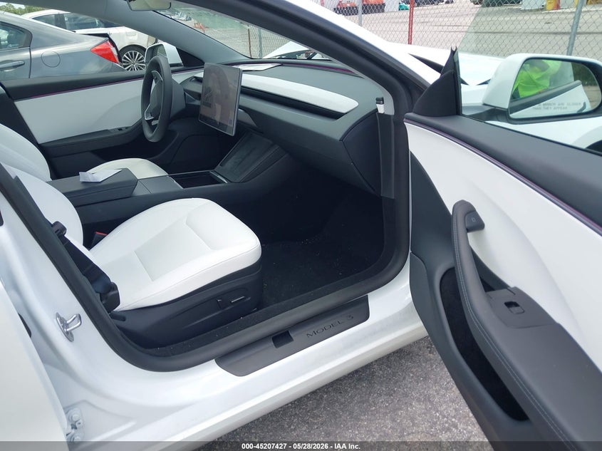 2026 Tesla Model 3 VIN 5YJ3E1EA2TF173305 IAAI salvage auction — FRONT END, Salvage Title, sold $18,600 on 2026-07-30 (photo 5)