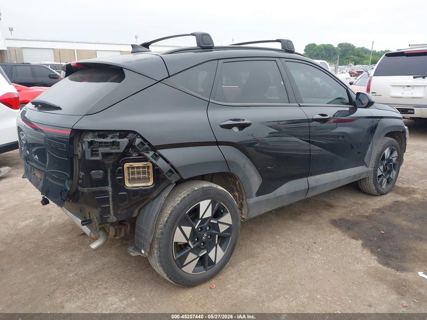 2025 Hyundai Kona VIN KM8HC3ABXSU223780 IAAI salvage auction — FRONT & REAR, Salvage (Oklahoma), sold $5,900 on 2026-07-22 (photo 4)