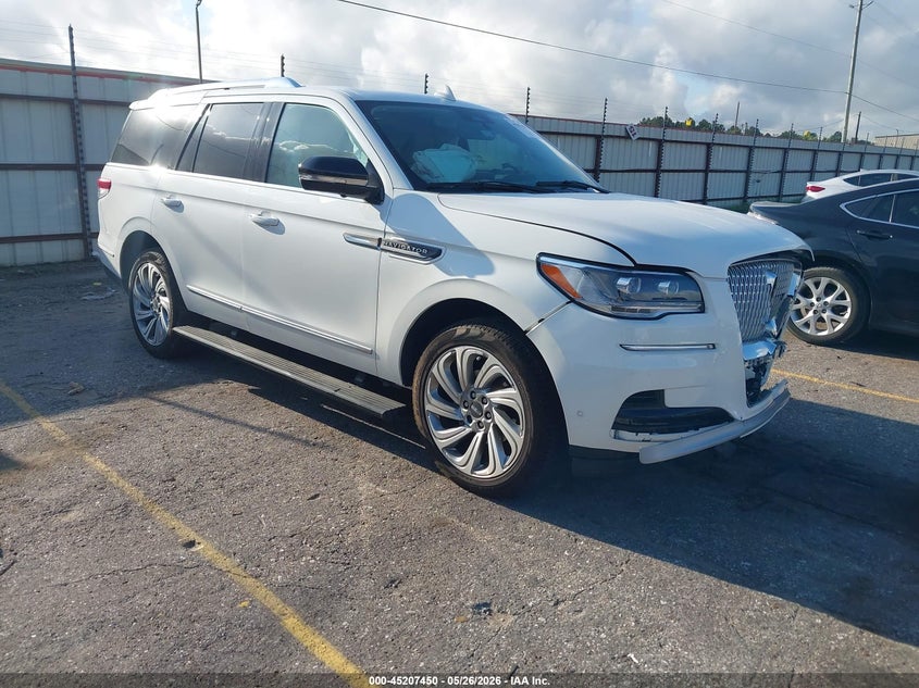 2024 Lincoln Navigator VIN 5LMJJ2NG4REL19932 IAAI salvage auction — FRONT END, Original (Texas), sold $12,200 on 2026-07-30 (photo 1)