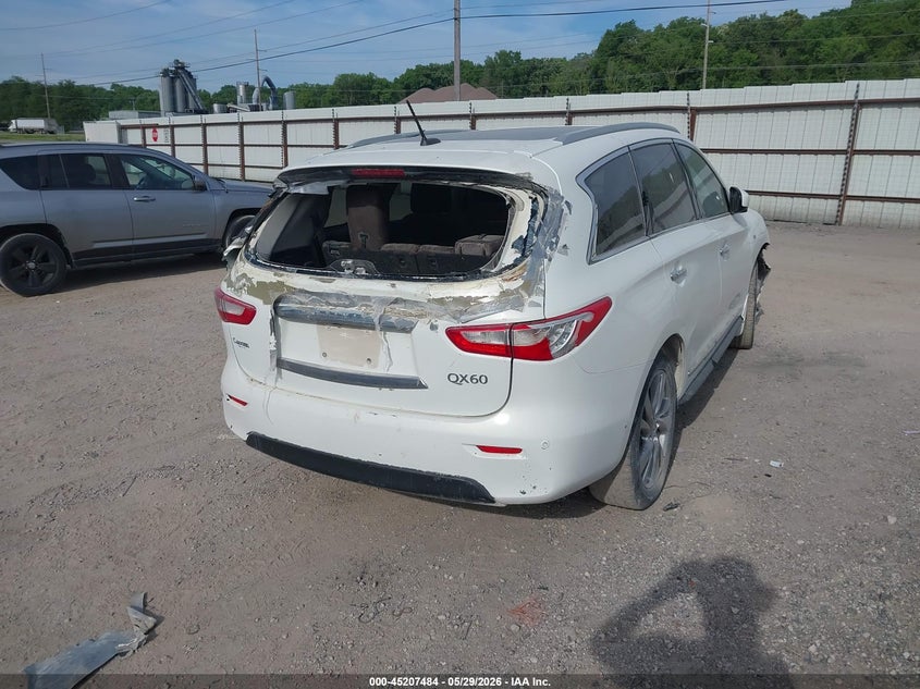 2014 Infiniti Qx60 VIN 5N1AL0MM5EC538039 IAAI salvage auction — FRONT END, Salvage (Iowa), sold $475 on 2026-07-27 (photo 4)