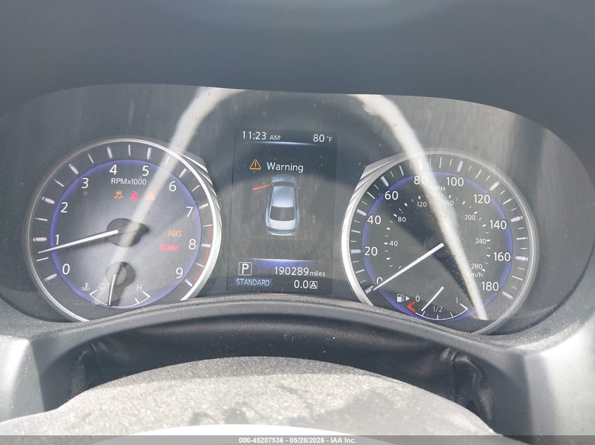 2015 Infiniti Q50 VIN JN1BV7AP5FM344099 IAAI salvage auction — LEFT FRONT, Salvage Title, sold $1,100 on 2026-07-28 (photo 7)