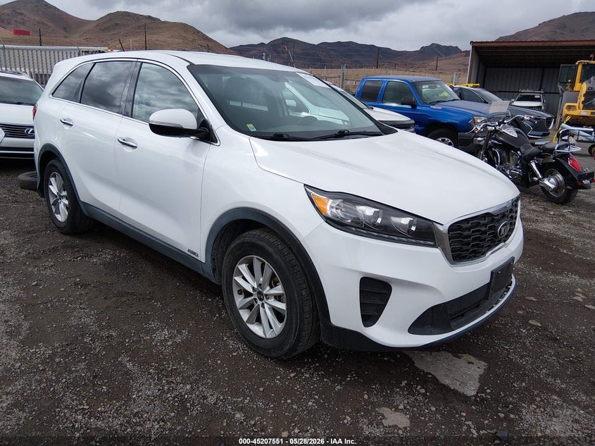 2020 Kia Sorento VIN 5XYPGDA59LG612899 IAAI salvage auction — REAR END, Salvage Title, sold $3,050 on 2026-07-17 (photo 1)